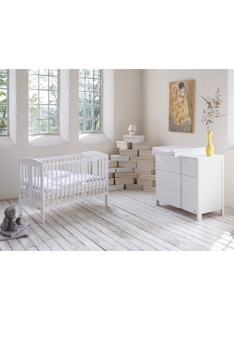 WHITE YappyQu lovytė ir YappyClassic komoda