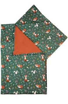 YappyFox Rustic, GOTS patalynė 100x130 / 38x55 cm