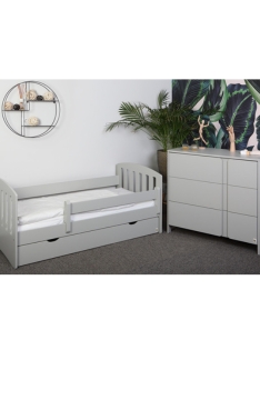 LIGHT GREY YappyLux lova paaugusiam vaikui ir YappyClassic komoda